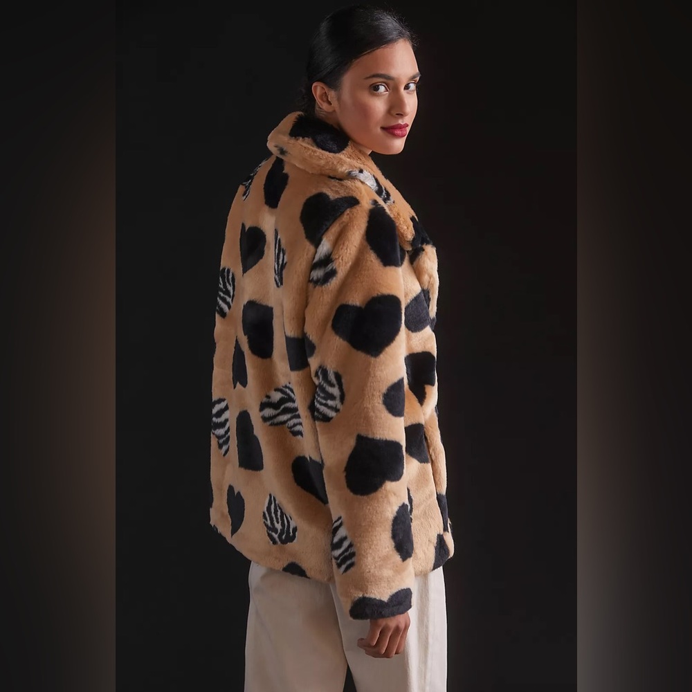 Maeve Faux Fur Coat